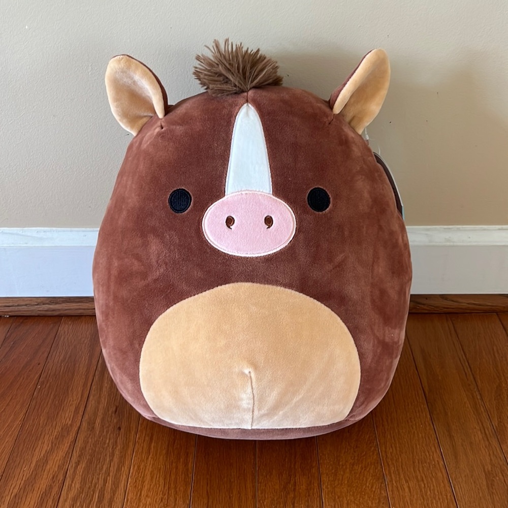 Squishmallow Horse Plush Pillow